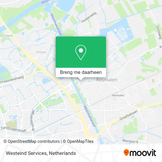 Westeind Services kaart