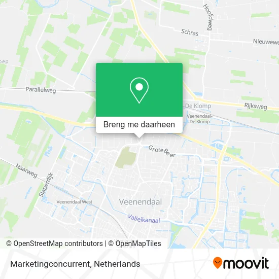 Marketingconcurrent kaart