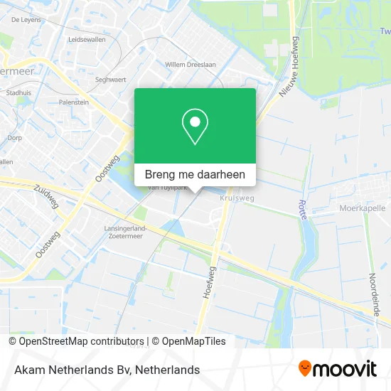 Akam Netherlands Bv kaart