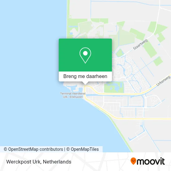 Werckpost Urk kaart