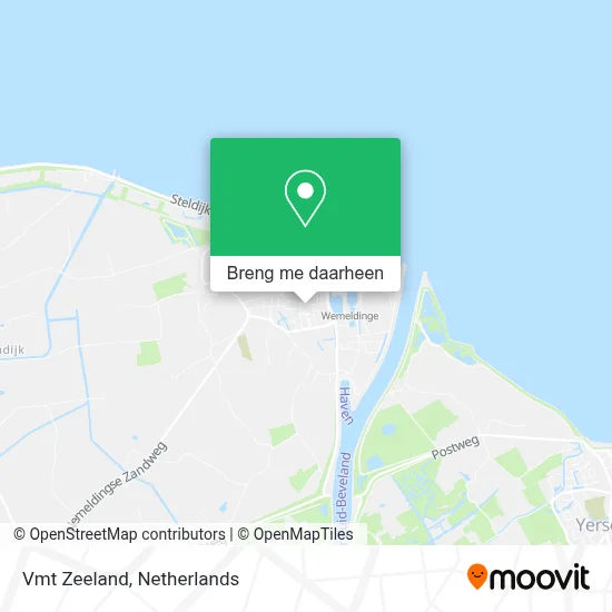Vmt Zeeland kaart