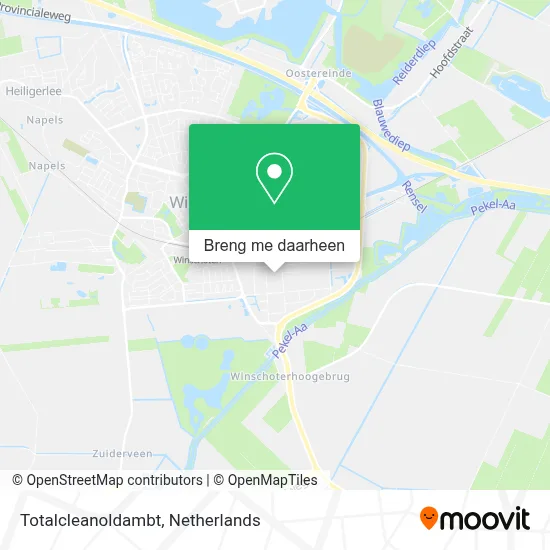 Totalcleanoldambt kaart