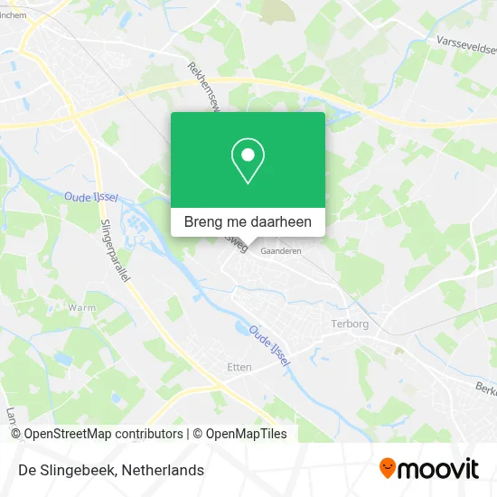 De Slingebeek kaart