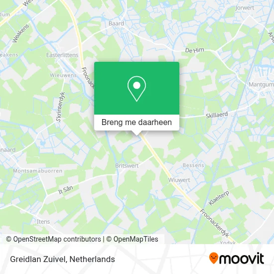 Greidlan Zuivel kaart