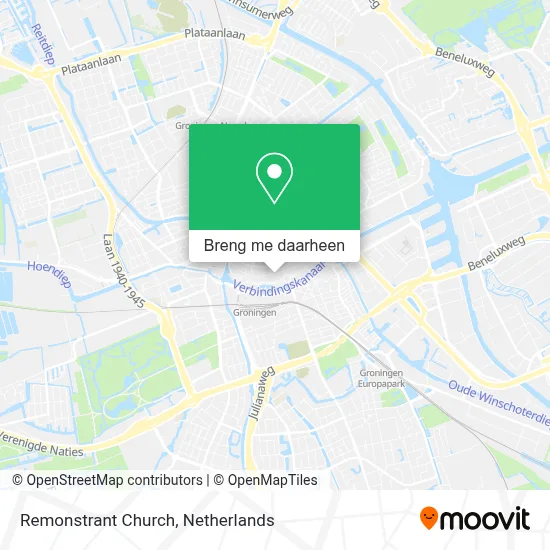 Remonstrant Church kaart