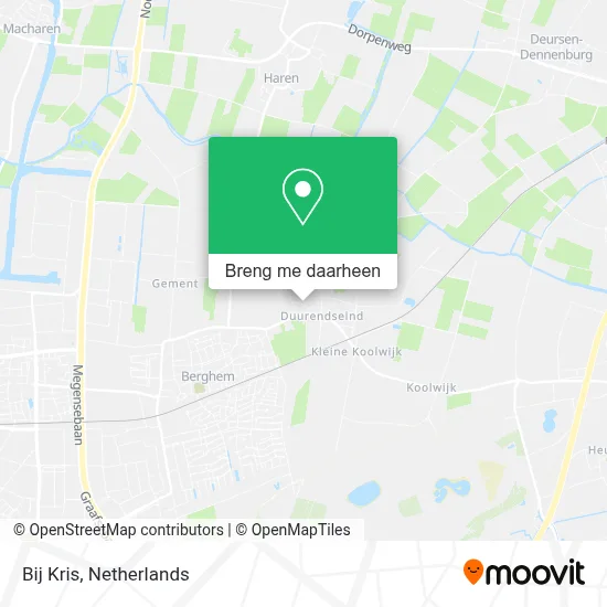 Bij Kris kaart