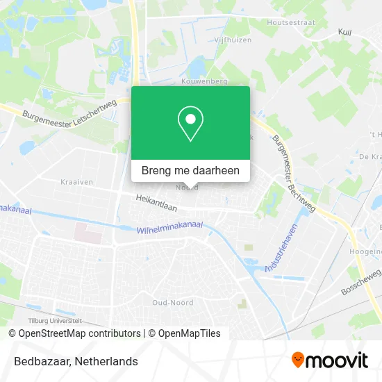 Bedbazaar kaart