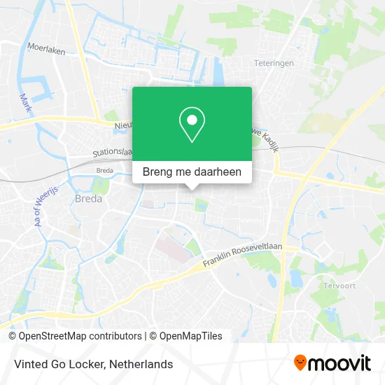 Vinted Go Locker kaart