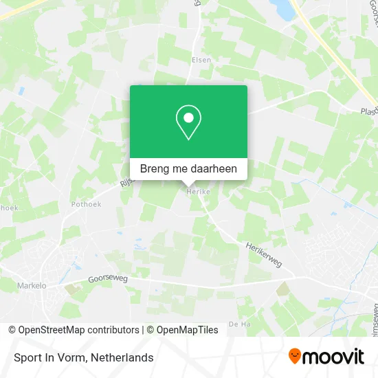 Sport In Vorm kaart