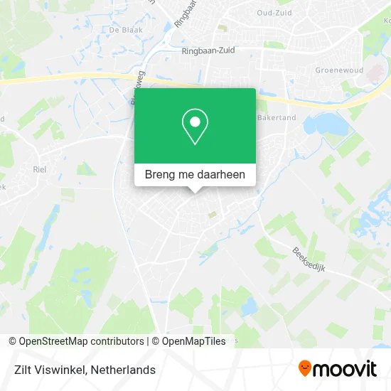 Zilt Viswinkel kaart