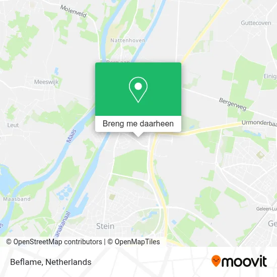 Beflame kaart