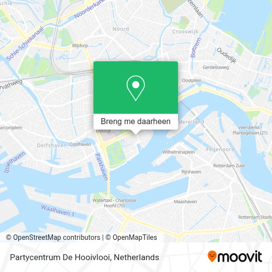 Partycentrum De Hooivlooi kaart