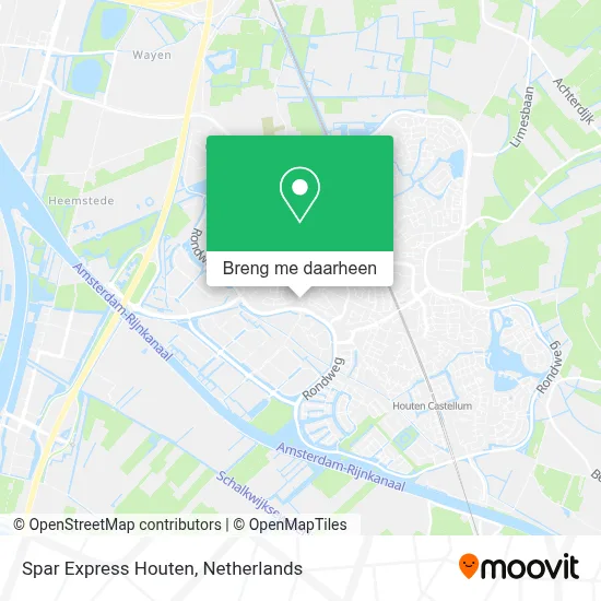 Spar Express Houten kaart