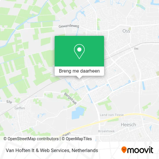 Van Hoften It & Web Services kaart