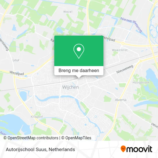 Autorijschool Suus kaart
