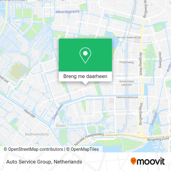 Auto Service Group kaart