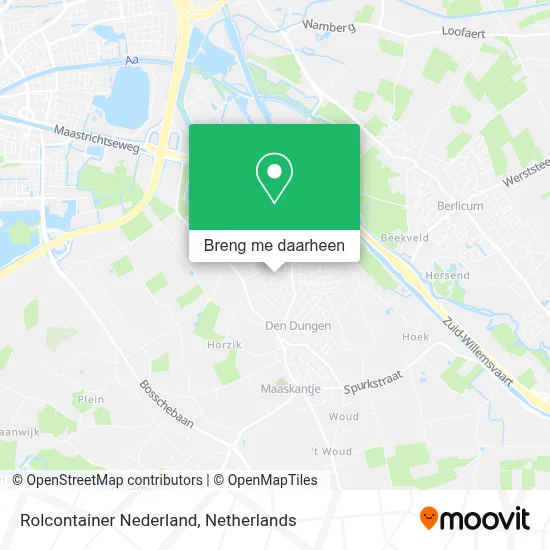 Rolcontainer Nederland kaart