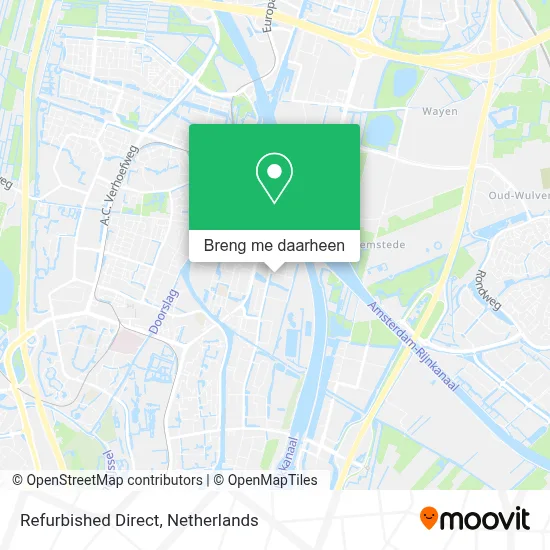 Refurbished Direct kaart