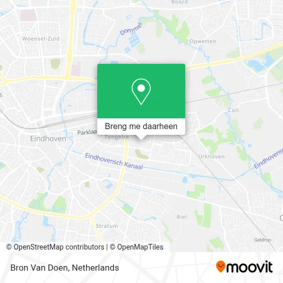 Bron Van Doen kaart
