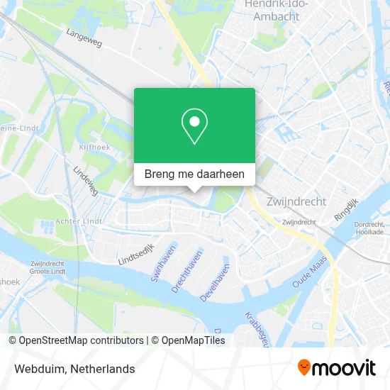 Webduim kaart