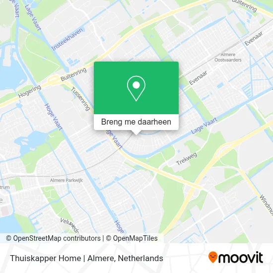 Thuiskapper Home | Almere kaart