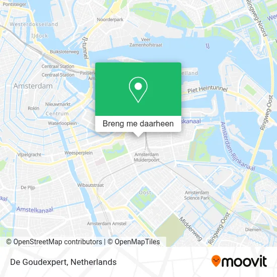 De Goudexpert kaart
