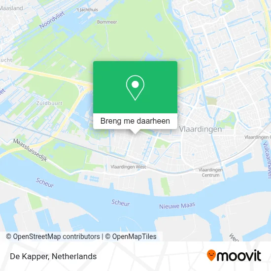 De Kapper kaart
