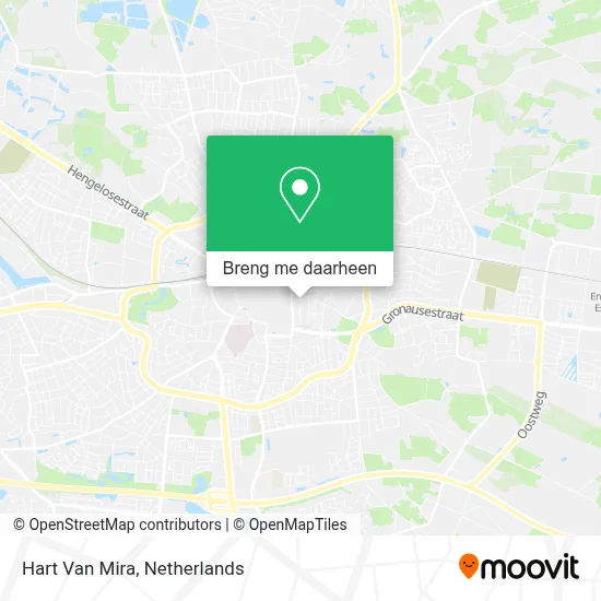 Hart Van Mira kaart