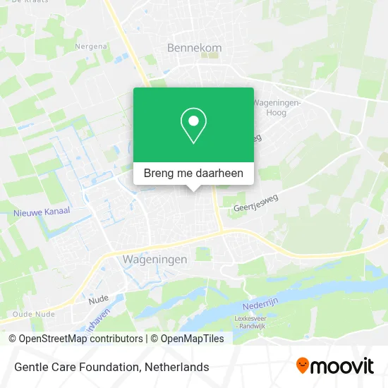 Gentle Care Foundation kaart