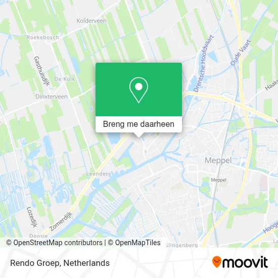 Rendo Groep kaart