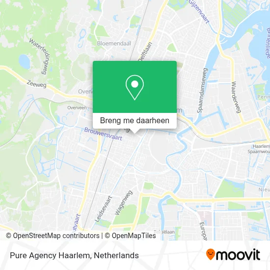 Pure Agency Haarlem kaart