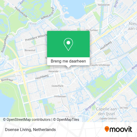 Dsense Living kaart
