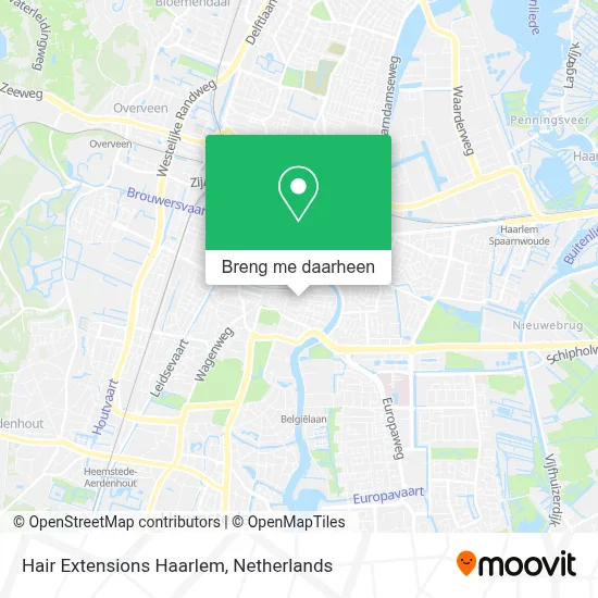 Hair Extensions Haarlem kaart