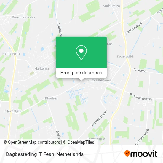 Dagbesteding ‘T Fean kaart