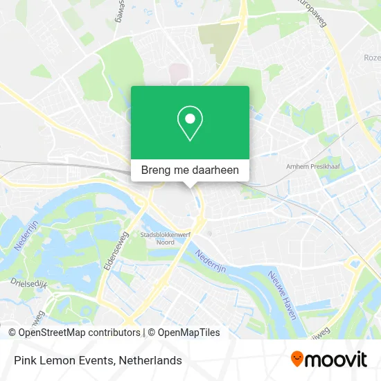 Pink Lemon Events kaart