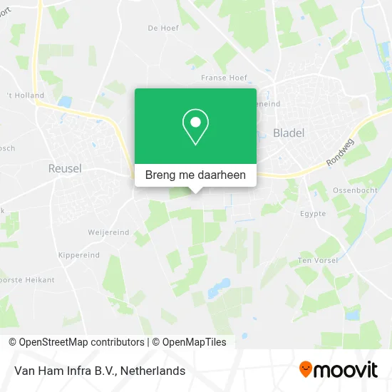 Van Ham Infra B.V. kaart