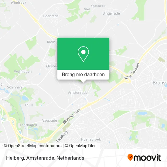Heiberg, Amstenrade kaart