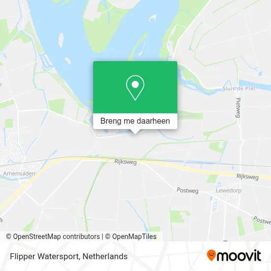 Flipper Watersport kaart