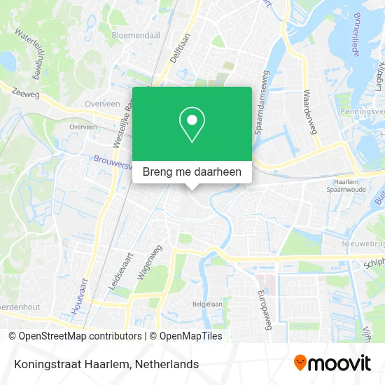 Koningstraat Haarlem kaart