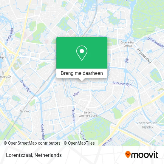 Lorentzzaal kaart