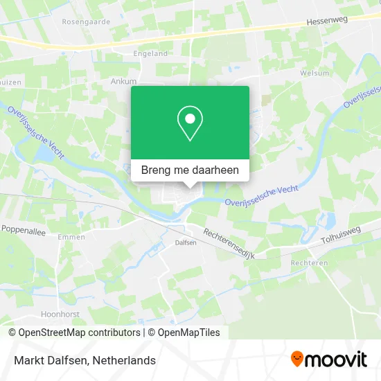 Markt Dalfsen kaart