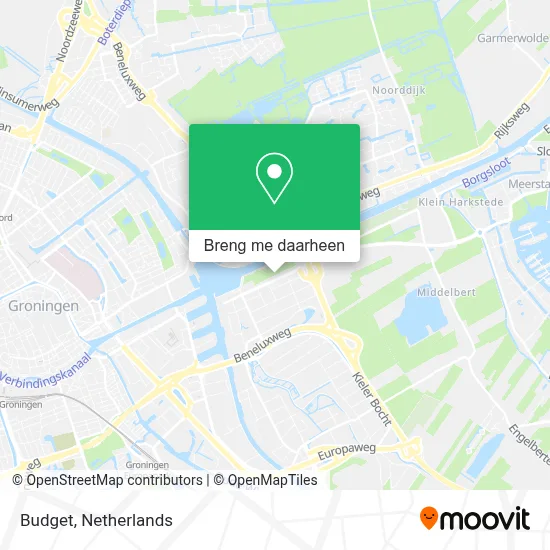 Budget kaart