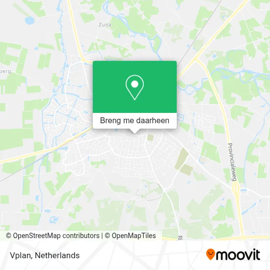 Vplan kaart