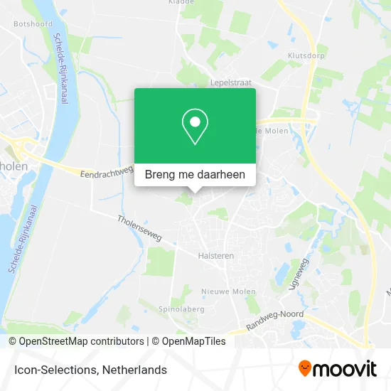 Icon-Selections kaart