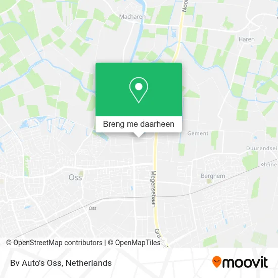Bv Auto's Oss kaart