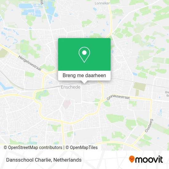 Dansschool Charlie kaart