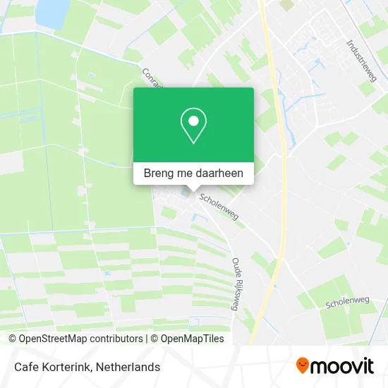 Cafe Korterink kaart