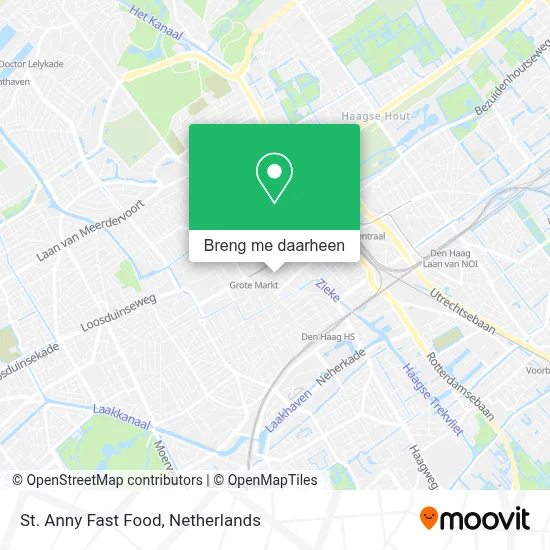 St. Anny Fast Food kaart