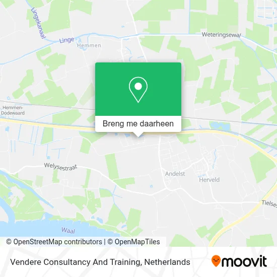 Vendere Consultancy And Training kaart
