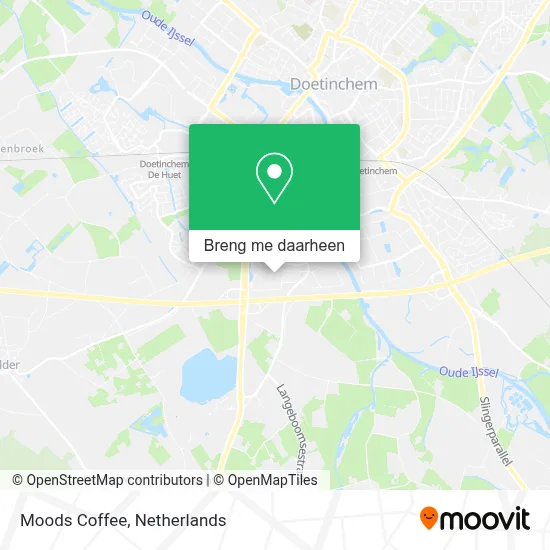 Moods Coffee kaart